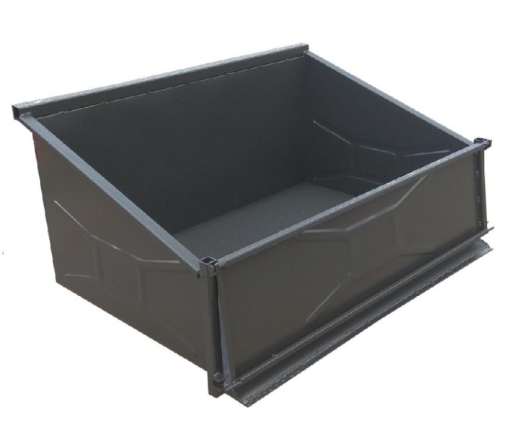 Transportní box a zadní paletové vidle