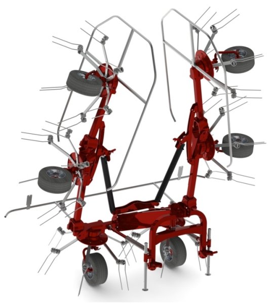 Obraceč sena 7,5 m Z 525/4